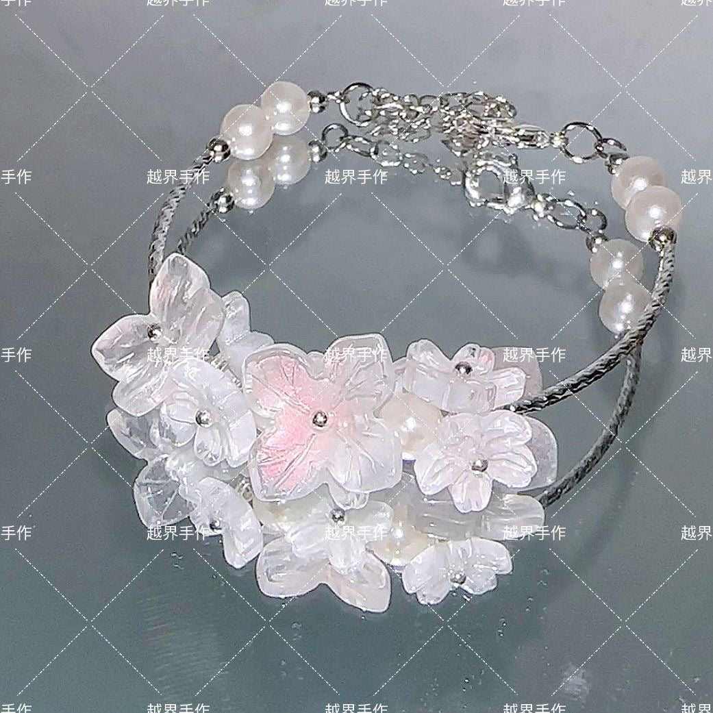 034 Sylus Botanical Valley Bangle Bracelet