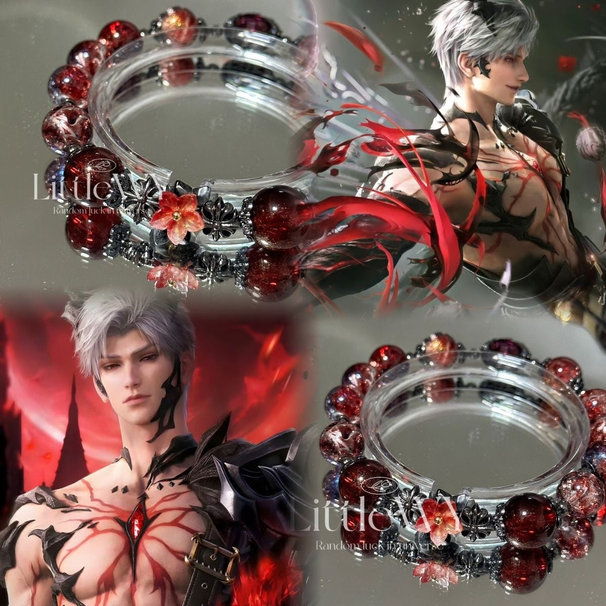 027 Sylus Dragonfall Tactical Red Bracelet