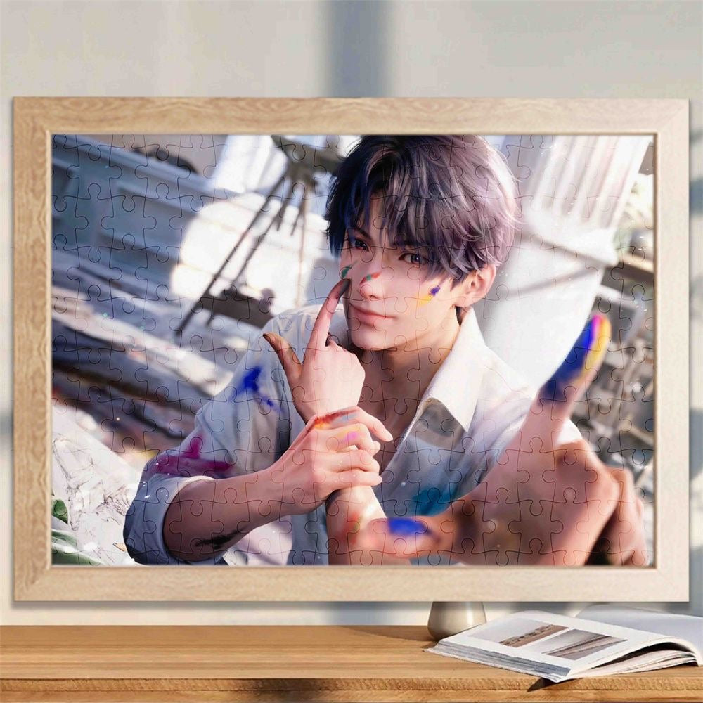018 LADs 1000-Piece Wooden Puzzle Photo Frame