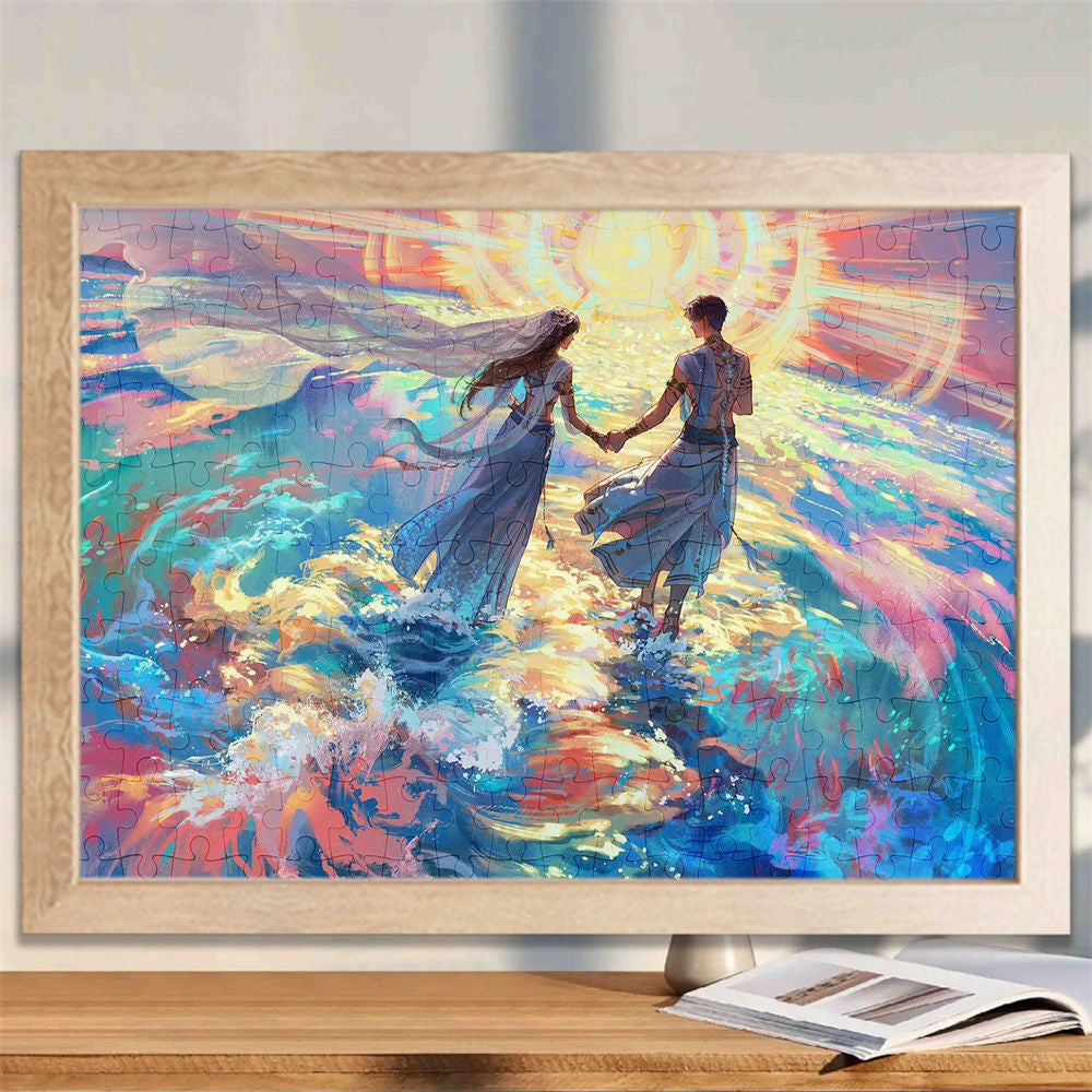 017 LADs 1000-Piece Wooden Puzzle Photo Frame