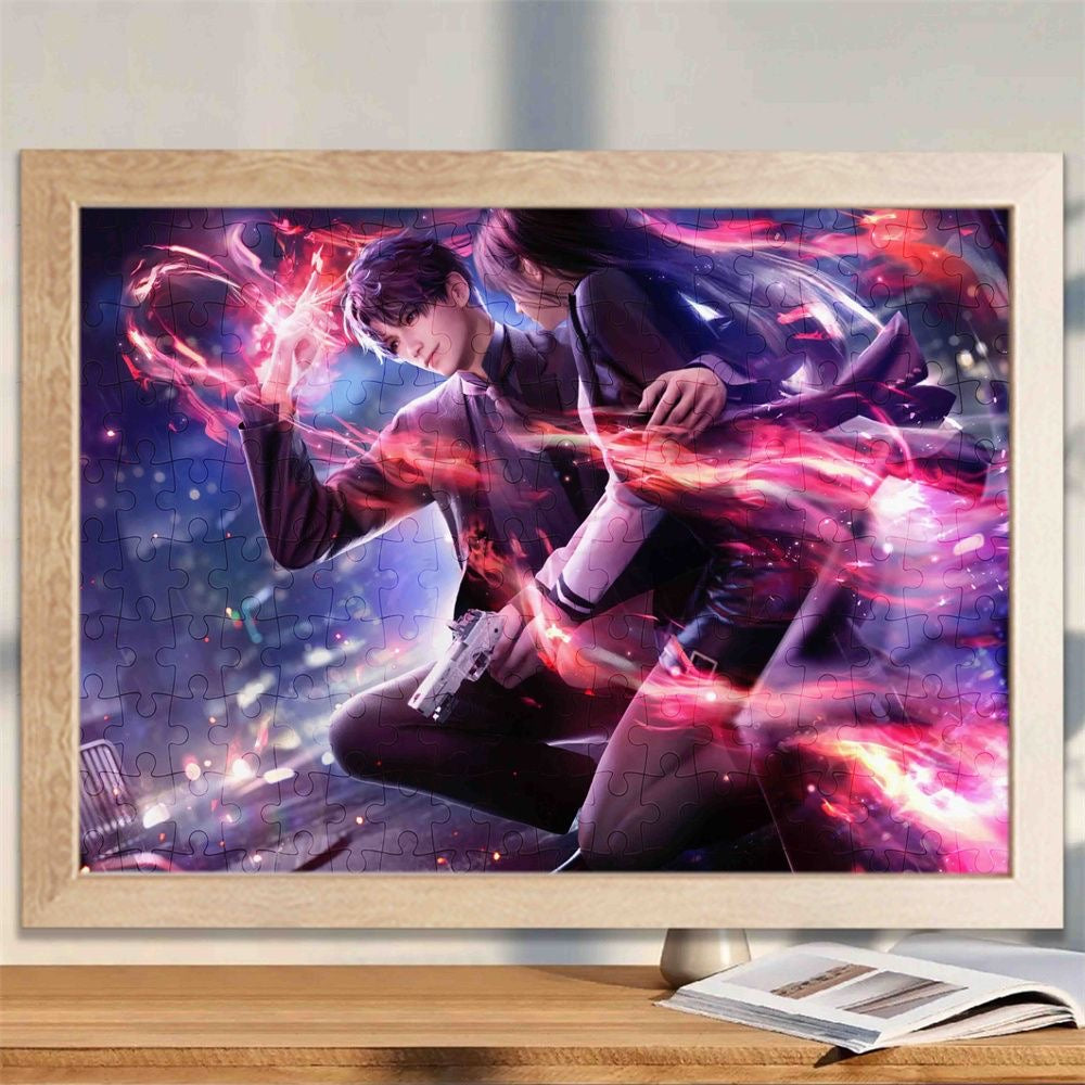 017 LADs 1000-Piece Wooden Puzzle Photo Frame