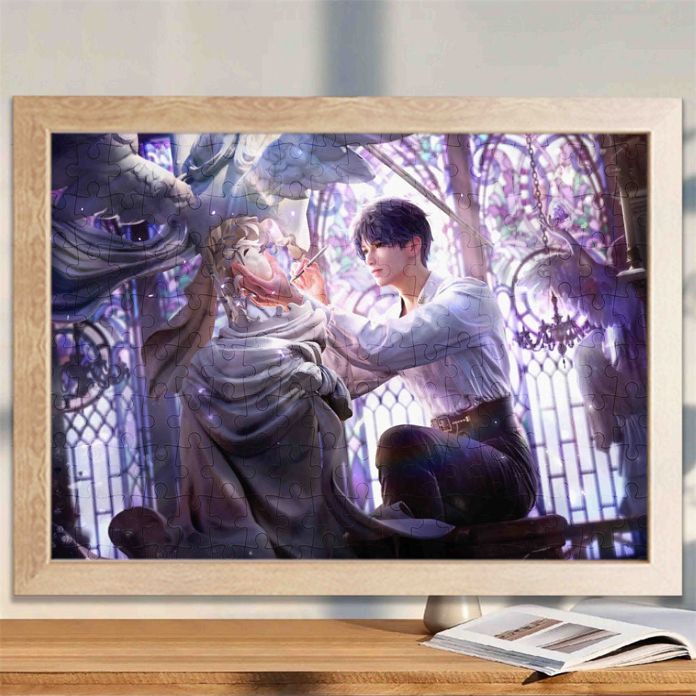 017 LADs 1000-Piece Wooden Puzzle Photo Frame