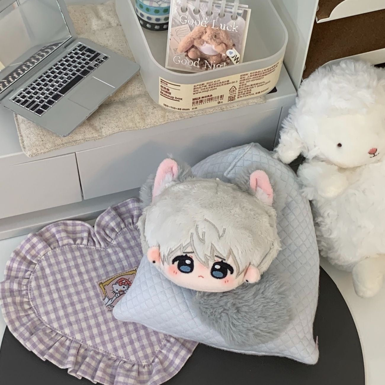 071 8cm Chibi-Wolf Cub Series Bag Charm