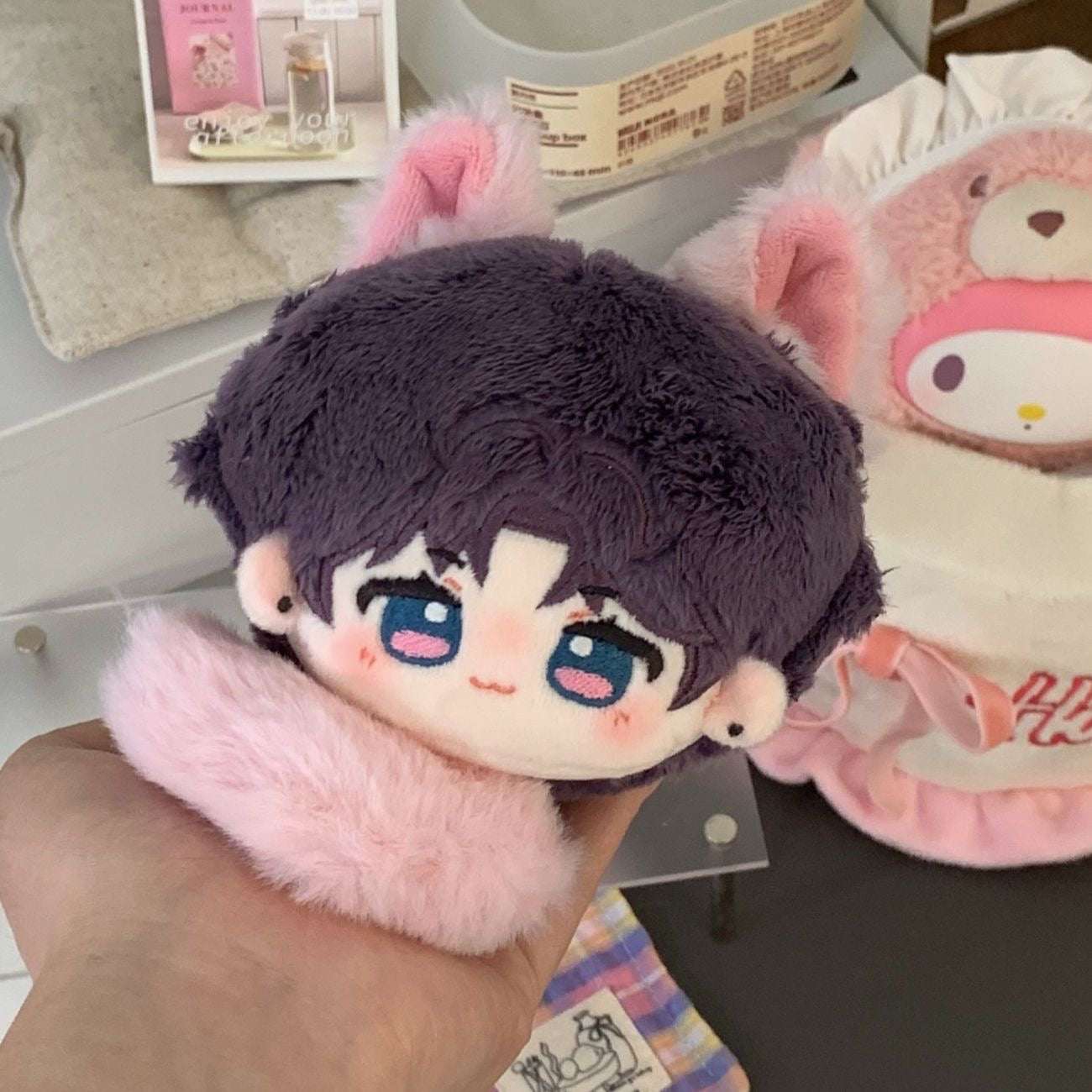 071 8cm Chibi-Wolf Cub Series Bag Charm