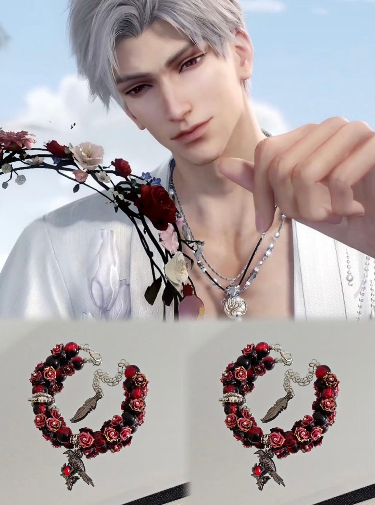137 Sylus "Blooming Valley"Handcrafted Bracelet