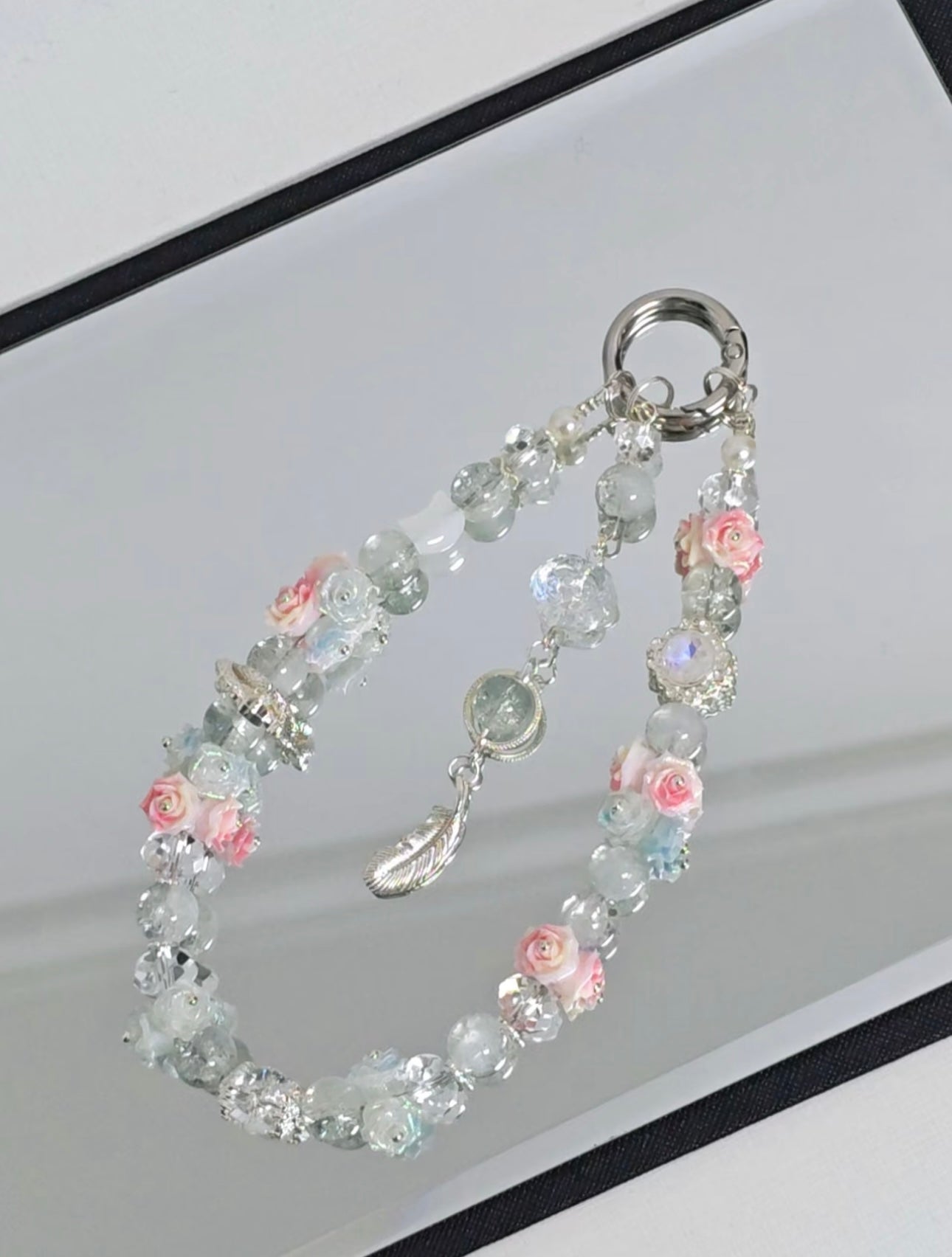 138 Sylus Handcrafted Glass Bead Phone Pendant