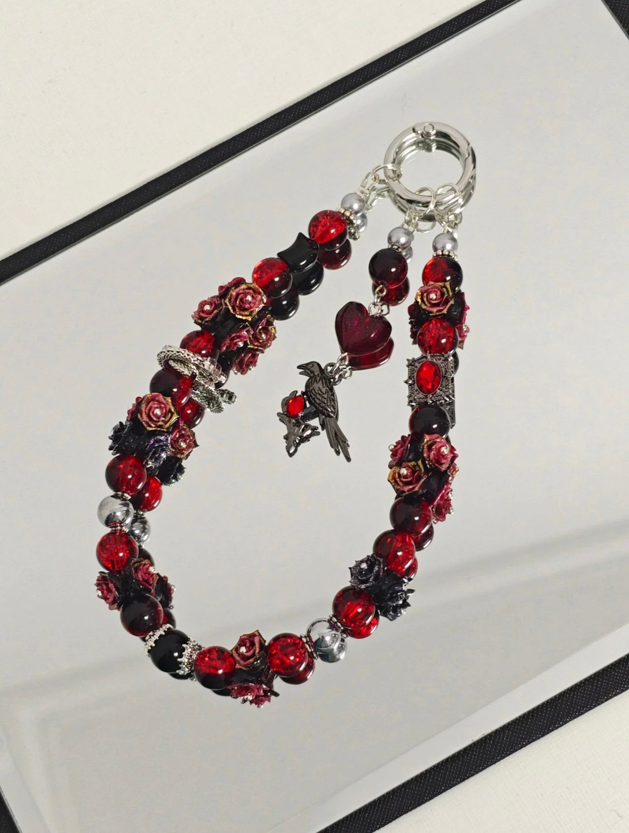 138 Sylus Handcrafted Glass Bead Phone Pendant
