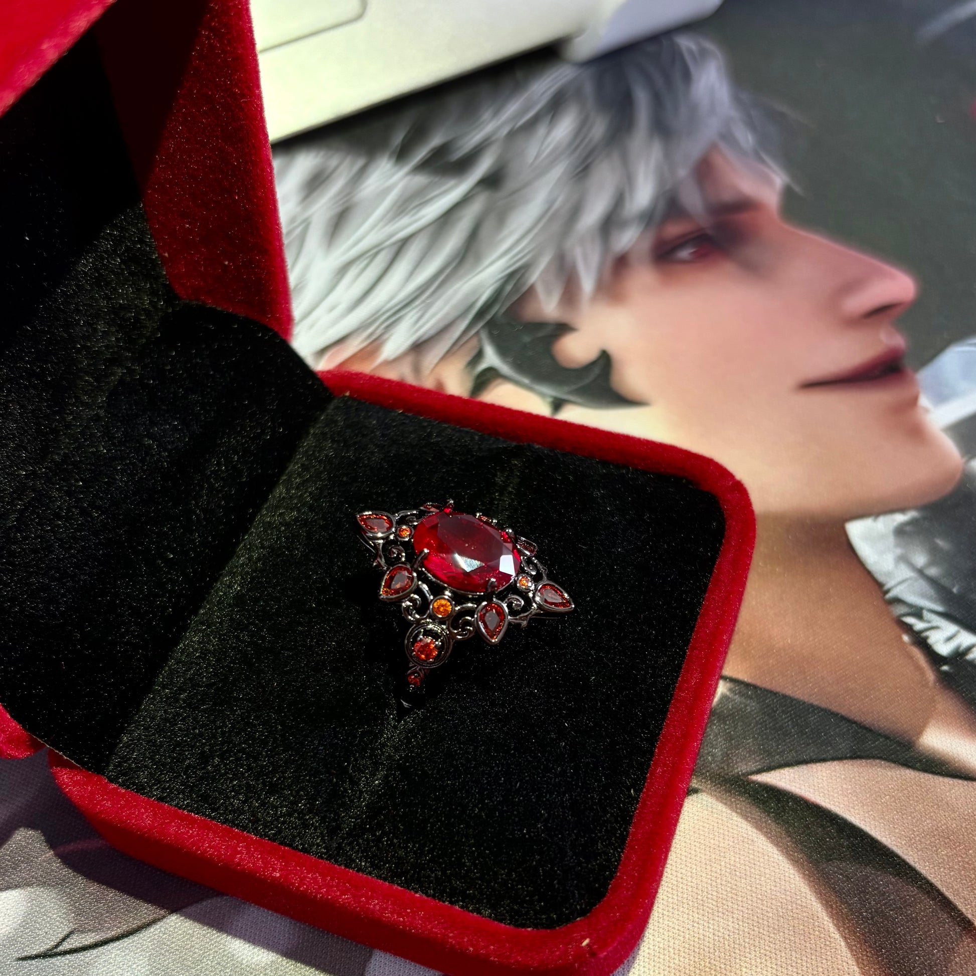 145 Abyss Sylus Fade-Resistant Ring Eternal Love